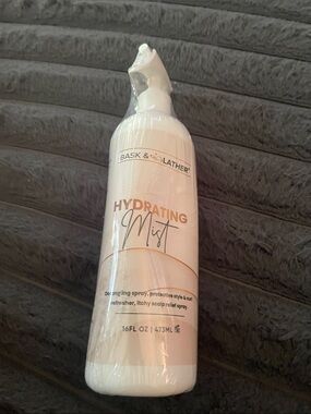 BASK & LATHER Hydrating Hair Mist, Leave-In Conditioner, Itchy Scalp Relief,